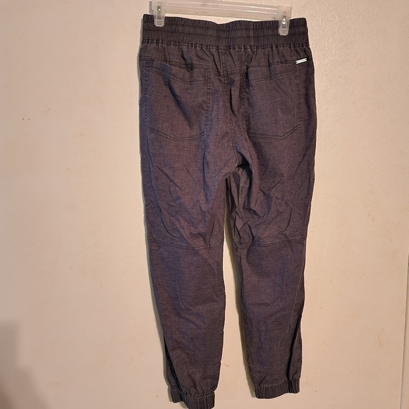 Prana Black Gray Drawstring Pants Size S - Picture 5 of 9